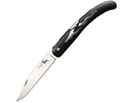 Cold Steel Kudu Lite Folding Knife Clip Point Black - Lightweight Blade, Reliable EDC Option - CS-20KJZ