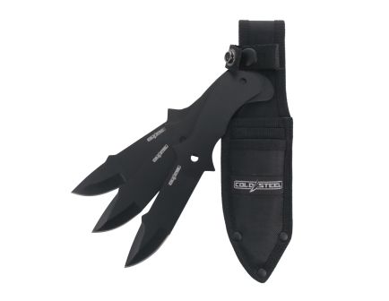 Cold Steel Fixed Throwing Knife Drop Point - Perfect for Target Practice and Recreation - CS-TH-80KVC3PK