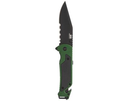 SOG Knives Excape 2.0 Folding Knife Clip Point OD Green - Reliable Blade, Secure Lock, Versatile EDC Knife for Various Tasks - SOG-11-52-01-43
