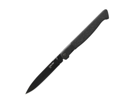 Cold Steel Spectre 60 Folding Knife Drop Point Black - Strong Lock, Ergonomic Handle, Versatile EDC and Tactical Knife - CS-FL-39SDP
