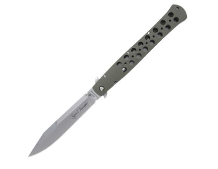 Cold Steel Recon 1 Magnacut Folding Knife Clip Point Black - Tactical Clip Point Blade, Robust Lock, for Superior Performance - CS-27TMC