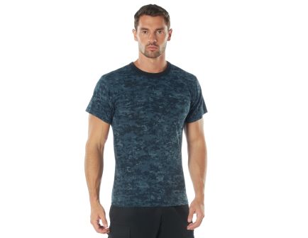 Rothco Digital Camo T-Shirt - Midnight Digital Camo, Small