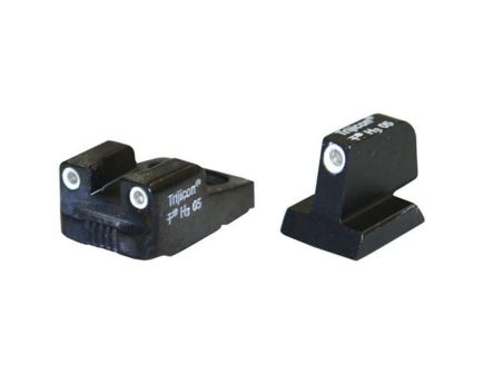 Trijicon 3-Dot Tritium Sight Set Front/Rear, Green/White/Green/White