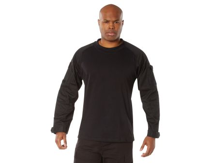 Rothco Nyco Fr Fire Retardant Combat Shirt - Black, 3X-Large
