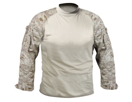 Rothco Nyco Fr Fire Retardant Combat Shirt - Desert Digital Camo, Small