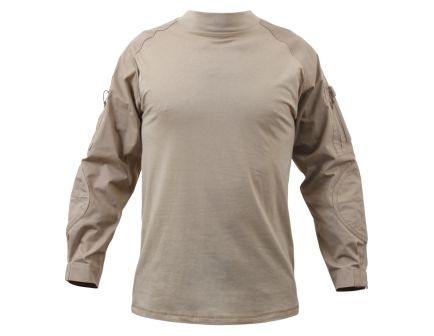 Rothco Nyco Fr Fire Retardant Combat Shirt - Desert Sand, Large