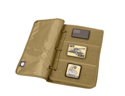 Rothco Hook Loop Patch Book - Coyote Brown