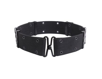 Rothco Gi Style Pistol Belt With Metal Buckles - Black