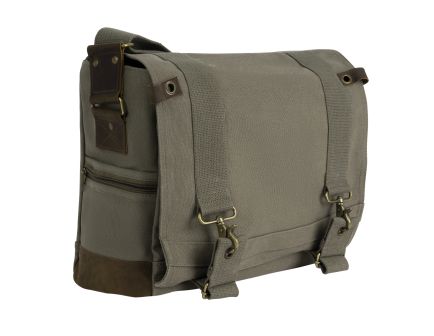Rothco Vintage Canvas B-15 Pilot Messenger Bag - Olive Drab