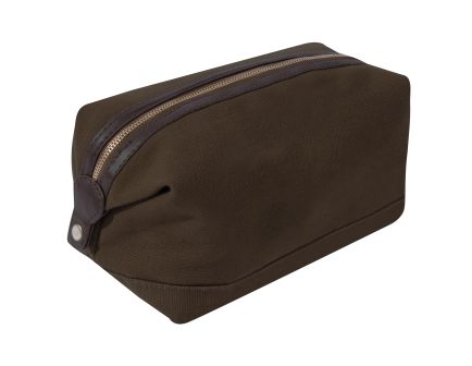 Rothco Canvas Leather Travel Kit - Earth Brown