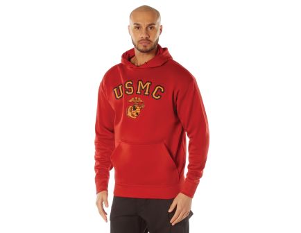 Rothco USMC Eagle, Globe, and Anchor Pullover Hooded Sweatshirt