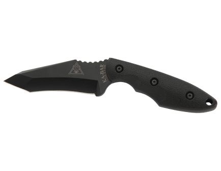 KA-BAR TDI/Hinderer Hell Fire Recurve Tanto Fixed Blade Knife, 3.56" - 2486