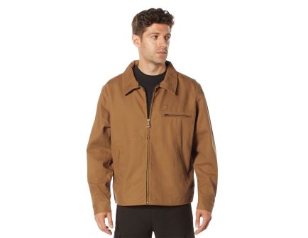 Rothco Lightweight Canvas Work Jacket - Work Brown, 3X-Large