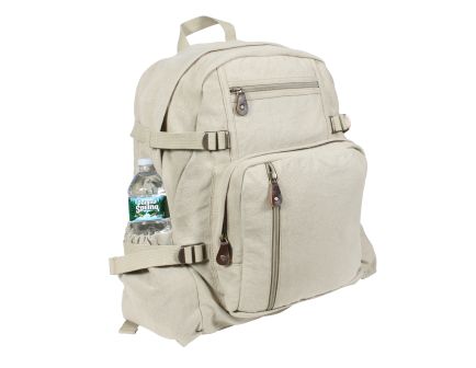 Rothco Jumbo Vintage Canvas Backpack - Khaki