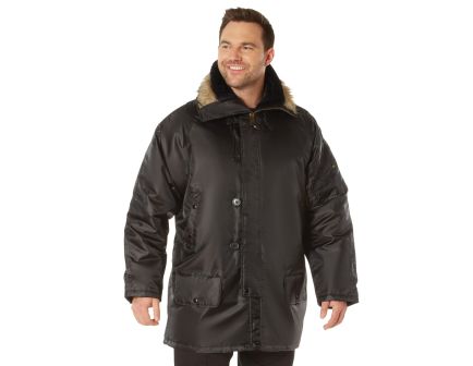 Rothco N-3B Parka - Black, 3X-Large