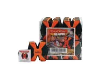 AccuSharp SharpNEasy Ceramic Stone 24-Piece 2-Step Serrated Knife Sharpener, Black/Orange - 335CD