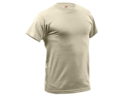 Rothco Quick Dry Moisture Wicking T-Shirt - Desert Tan, 2X-Large