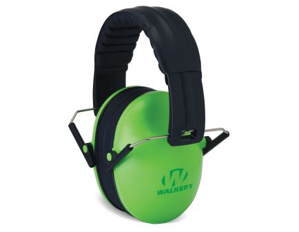 Walkers Game Ear 23 dB Over the Head Folding Muff, Green - GWPFKDMLG