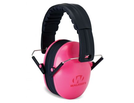 Walkers Game Ear 23 dB Over the Head Folding Muff, Pink - GWPFKDMPK