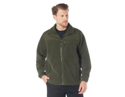 Rothco Trailsman Sherpa Fleece Jacket - Olive Drab, 3X-Large