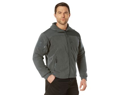 Rothco Spec Ops Tactical Fleece Jacket - Charcoal Grey, 3X-Large