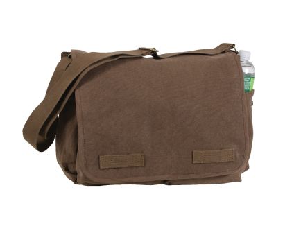 Rothco Classic Canvas Messenger Bag - Brown