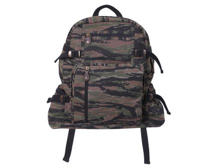 Rothco Jumbo Vintage Canvas Backpack - Tiger Stripe Camo