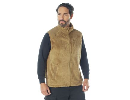 Rothco E.C.W.C.S. Fleece Vest - Coyote Brown, Small