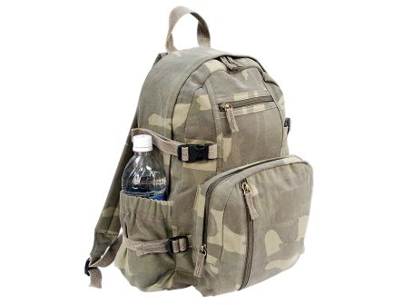 Rothco Vintage Canvas Compact Backpack - Woodland Camo