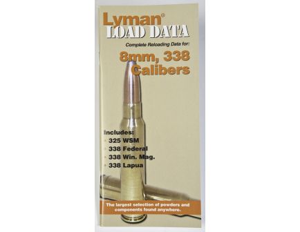 Lyman Load Data - 8mm, 338 Calibers 9780018