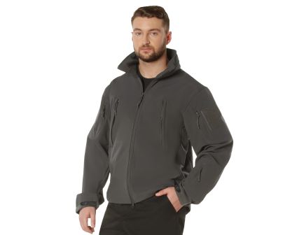 Rothco Special Ops Soft Shell Jacket - Gunmetal Grey, 3X-Large