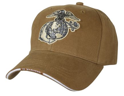 Rothco Deluxe Eagle, Globe Anchor Low Profile Cap - Coyote Brown