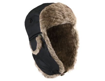 Rothco Fur Flyers Hat - Black, Head Size 7 3-4
