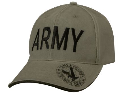 Rothco Vintage Deluxe Army Low Profile Insignia Cap - Olive Drab