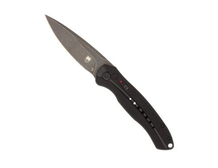 CobraTec Knives Diablo Folding Knife Drop Point Black - Strong Locking Mechanism, Perfect for Tactical and Everyday Use - BLKDIABLOAUTO
