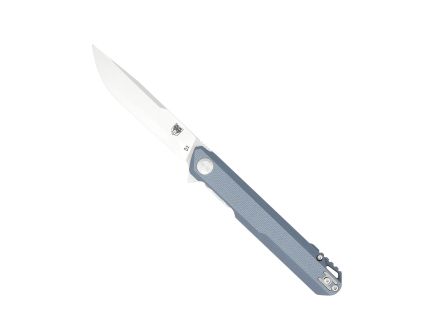 CobraTec Knives Monarch Folding Knife Drop Point Gray - Smooth Action, Suitable for Everyday Carry and Tactical Use - CTMONGRY