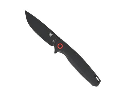 CobraTec Knives Rath EDC Folding Knife Drop Point Black - Secure Locking Mechanism, Designed for EDC and Tactical Use - CTRATHBLK