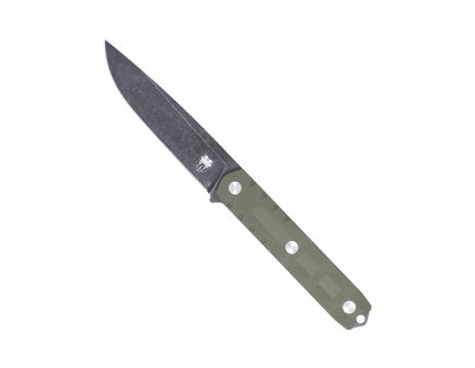 CobraTec Knives Outdoor Warrior Fixed Knife Drop Point OD Green - Sharp Drop Point Blade, Designed for Outdoor and Survival Use - CTOWODGDNS
