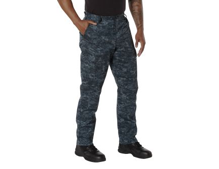 Rothco Digital Camo Tactical Bdu Pants - Midnight Digital Camo, 3X-Large