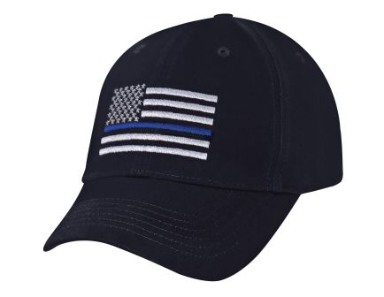 Rothco Thin Blue Line Flag Low Profile Cap - Navy Blue