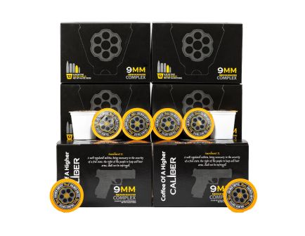 Caliber Coffee 9mm Medium Roast, 72 Pod Bundle (6 boxes)
