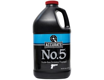 Accurate Powder No. 5 Smokeless Pistol Powder, 8 lb