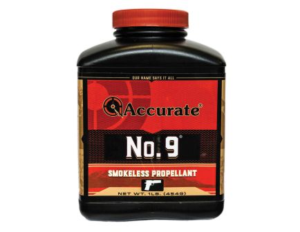Accurate Powder No. 9 .357 Sig/.41 Rem Mag/.44 Rem Mag/10mm/.500 S&W Smokeless Pistol Powder, 1 lb