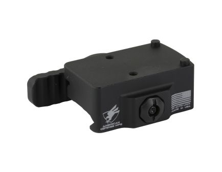 American Defense Mount, fits Trijicon RMR, Left Hand Lever, Lighweight, Quick Release, Black