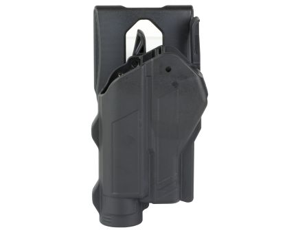 Rapid Force Right Hand Duty Holster for Glock 17 w/ Light, Black - RFS0601RMB7D