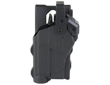 Rapid Force Right Hand Duty Holster for Sig P320 w/ Light, Black - RFS0691RMB11D