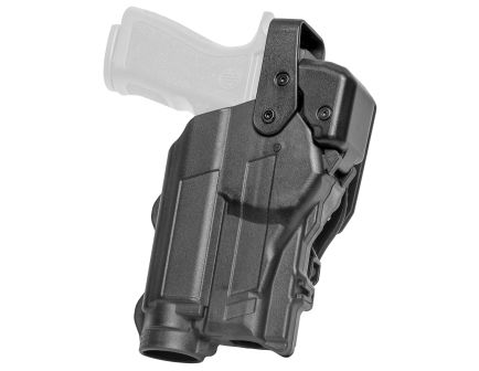Rapid Force Right Hand Duty Holster for Sig P320 w/ Light, Black - RFS0691RMB12D