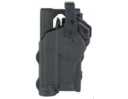 Rapid Force Right Hand Duty Holster for Sig P320c w/ Light, Black - RFS0692RMB11D