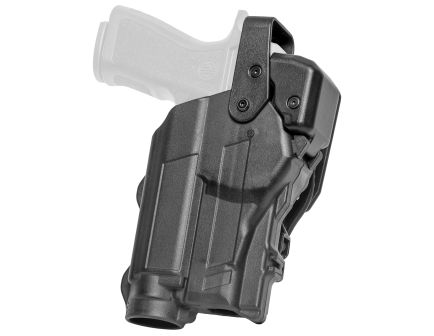 Rapid Force Right Hand Duty Holster for Sig P320c w/ Light, Black - RFS0692RMB12D