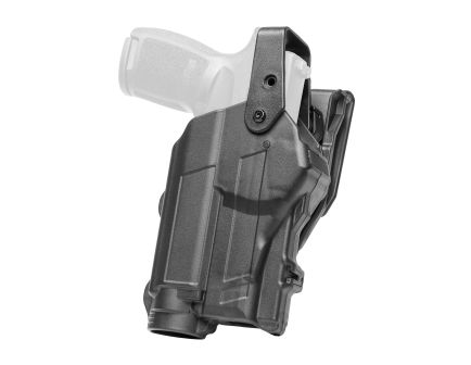Rapid Force Right Hand Duty Holster for Sig P320c w/ Light, Black - RFS0692RMB9D